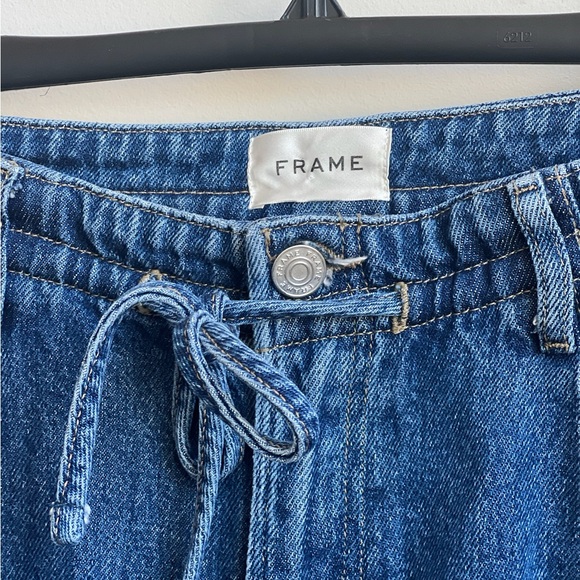 Frame Denim Blue Drawstring Pants - Picture 2 of 13